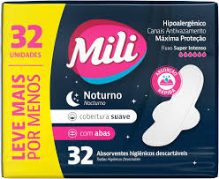 ABS MILI C ABAS NOTURNO SUAVE 32UN