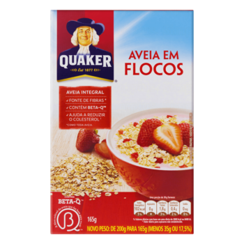 AVEIA QUAKER FLOCOS 165G