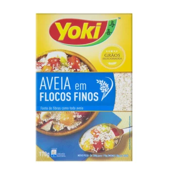 Aveia em Flocos Finos Yoki Caixa 170g