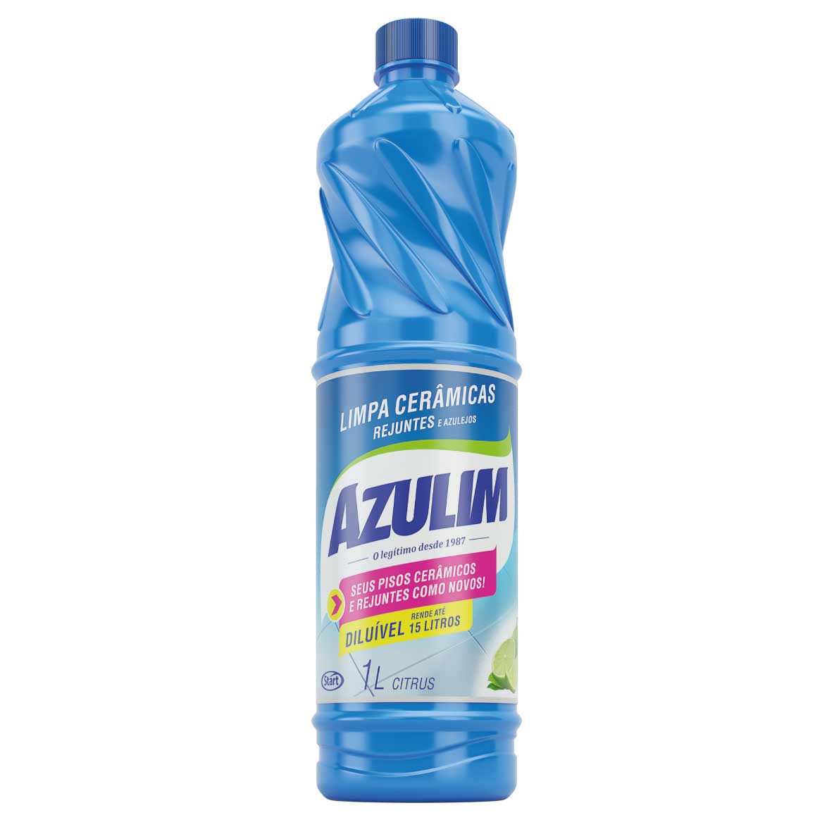 AZULIM LIMPA CERAMICAS AZULEJOS CITRUS 1L - Supermercado Azevedo