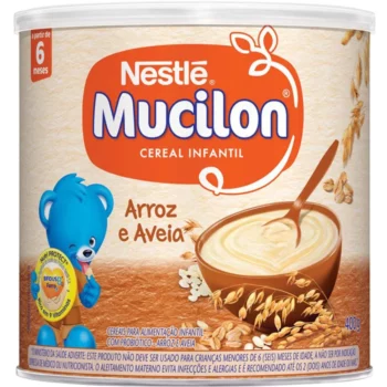 Cereal Infantil Arroz & Aveia Mucilon Lata 400g