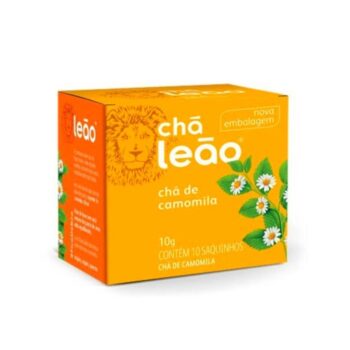 Chá Camomila Chá Leão Caixa 10g 10 Unidades