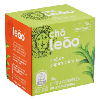 Chá Capim-Cidreira Chá Leão Caixa 10g 10 Unidades