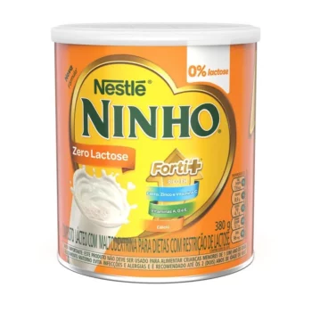 Composto Lácteo Zero Lactose Ninho Forti+ Lata 380g