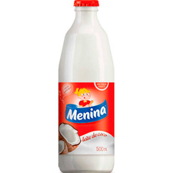Leite de Coco Menina Vidro 500ml
