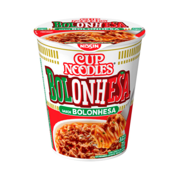 Macarrão Instantâneo Bolonhesa Nissin Cup Noodles Copo 72g