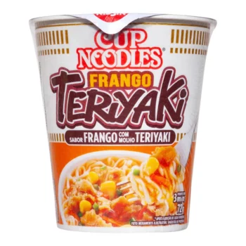Macarrão Instantâneo Frango com Molho Teriyaki Nissin Cup Noodles Copo 72g