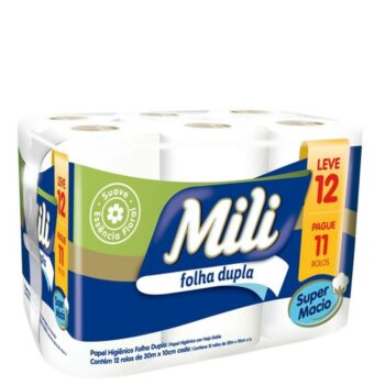PAPEL HIG MILI F D NEUTRO 30M 12UN