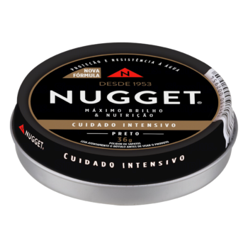 Polidor de Sapato Pasta Preto Nugget Lata 36g