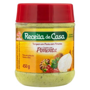 Tempero em Pasta Caseiro com Pimenta Receita de Casa Pote 450g