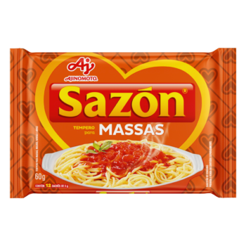 Tempero para Massas Sazón Pacote 60g 12 Unidades