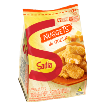 Empanado de Frango Queijo Sadia Nuggets Pacote 300g