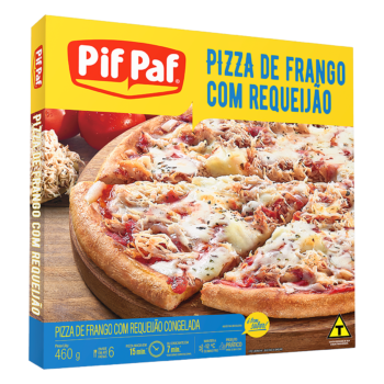 Pizza Frango com Requeijão Pif Paf Caixa 460g