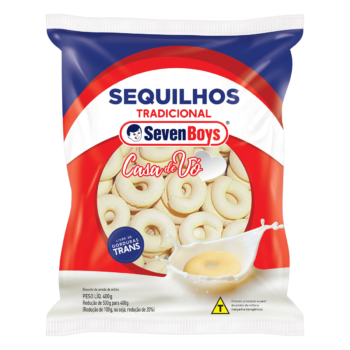 Biscoito Sequilho Tradicional Seven Boys Casa de Vó Pacote 400g
